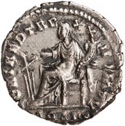 Denarius - Marcus Aurelius FORT RED TR P XXII IMP V COS III; Fortuna, Rome, 168 reverse image