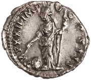 Denarius - Marcus Aurelius TR P XXII IMP V COS III; Providentia, Rome, 168 reverse image