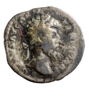 Denarius - Lucius Verus TR P VIII IMP V COS III; Victory obverse image