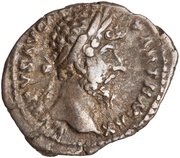 Denarius - Lucius Verus TR P VIII IMP V COS III; Aequitas obverse image
