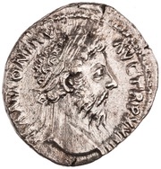 Denarius - Marcus Aurelius FORT RED COS III; Fortuna obverse image