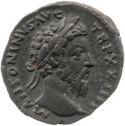 Denarius - Marcus Aurelius COS III; Roma obverse image