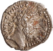 Denarius - Marcus Aurelius COS III; Fortuna obverse image