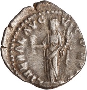 Denarius - Marcus Aurelius LIBERAL AVG V COS III; Liber and Liberalitas, Rome, 169-170 reverse image