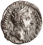 Denarius - Marcus Aurelius SALVTI AVG COS III; Salus obverse image