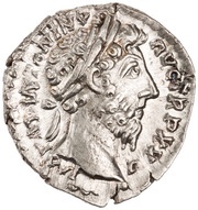 Denarius - Marcus Aurelius COS III; Jupiter obverse image