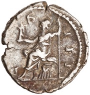 Denarius - Marcus Aurelius COS III; Roma and Victory, Rome, 170-171 reverse image