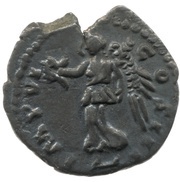 Denarius - Marcus Aurelius IMP VI COS III; Victory, Rome, 170-171 reverse image