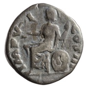 Denarius - Marcus Aurelius IMP VI COS III; Roma and Victory, Rome, 170-171 reverse image