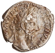 Denarius - Marcus Aurelius VOTA SVSCEP DECENN II COS III obverse image