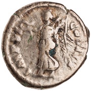 Denarius - Marcus Aurelius IMP VI COS III; Victory, Rome, 171-172 reverse image