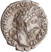 Denarius - Marcus Aurelius IMP VI COS III; Victory obverse image