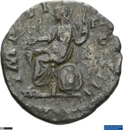 Denarius - Marcus Aurelius IMP VI COS III; Roma and Victory, Rome, 171-172 reverse image