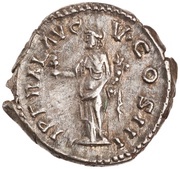 Denarius - Marcus Aurelius LIBERAL AVG V COS III; Liberalitas, Rome, 171-172 reverse image