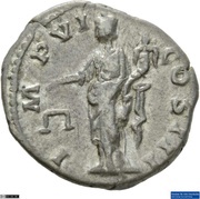 Denarius - Marcus Aurelius IMP VI COS III; Aequitas, Rome, 172-173 reverse image