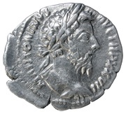 Denarius - Marcus Aurelius IMP VI COS III; Aequitas obverse image