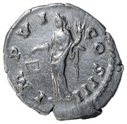 Denarius - Marcus Aurelius IMP VI COS III; Aequitas, Rome, 172-173 reverse image