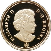 50 Cents - Elizabeth II 4th portrait; Silver Proof Issue obverse image