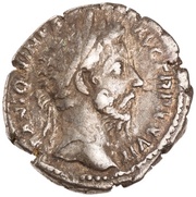 Denarius - Marcus Aurelius IMP VI COS III; Victory obverse image