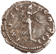 Denarius - Marcus Aurelius IMP VI COS III; Victory, Rome, 172-173 reverse image