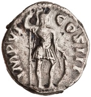 Denarius - Marcus Aurelius IMP VI COS III; Mars, Rome, 172-173 reverse image
