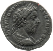Denarius - Marcus Aurelius IMP VI COS III obverse image