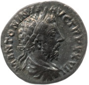 Denarius - Marcus Aurelius IMP VI COS III obverse image