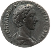 Denarius - Commodus LIBERALITAS AVG; Liberalitas obverse image