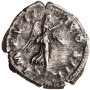 Denarius - Marcus Aurelius IMP VI COS III; Victory, Rome, 173-174 reverse image