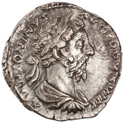 Denarius - Marcus Aurelius IMP VI COS III obverse image