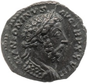 Denarius - Marcus Aurelius IMP VI COS III obverse image