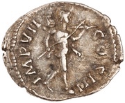 Denarius - Marcus Aurelius IMP VII COS III; Mars, Rome, 174 reverse image