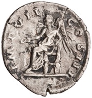 Denarius - Marcus Aurelius IMP VII COS III; Victory, Rome, 174 reverse image