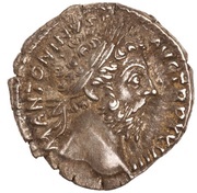Denarius - Marcus Aurelius IMP VII COS III; Felicitas obverse image