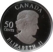 50 Cents - Elizabeth II Great Sprangled Fritillary obverse image