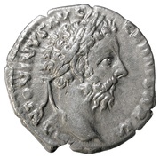 Denarius - Marcus Aurelius TR P XXX IMP VIII COS III P P DE SARM obverse image