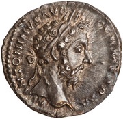 Denarius - Marcus Aurelius FORT DVCI TR P XXX IMP VIII COS III; Fortuna obverse image