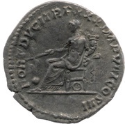 Denarius - Marcus Aurelius FORT DVCI TR P XXX IMP VIII COS III; Fortuna, Rome, 175-176 reverse image