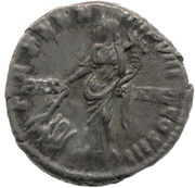 Denarius - Marcus Aurelius TR P XXX IMP VIII COS III P P PAX AVG; Pax, Rome, 175-176 reverse image