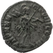 Denarius - Marcus Aurelius TR P XXX IMP VIII COS III; Mars, Rome, 175-176 reverse image