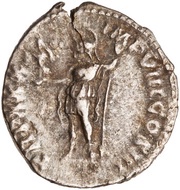 Denarius - Marcus Aurelius TR P XXX IMP VIII COS III; Roma and Victory, Rome, 175-176 reverse image