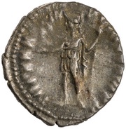 Denarius - Marcus Aurelius TR P XXX IMP VIII COS III P P; Roma and Victory, Rome, 175-176 reverse image
