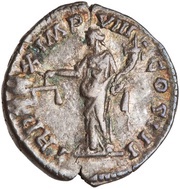 Denarius - Marcus Aurelius TR P XXX IMP VIII COS III P P; Aequitas, Rome, 175-176 reverse image