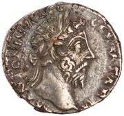 Denarius - Marcus Aurelius TR P XXX IMP VIII COS III P P obverse image