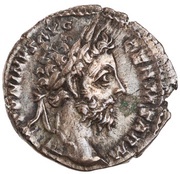 Denarius - Marcus Aurelius TR P XXX IMP VIII COS III P P PAX AVG; Pax obverse image