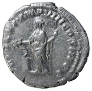 Denarius - Marcus Aurelius TR P XXXI IMP VIII COS III P P; Salus, Rome, 176-177 reverse image
