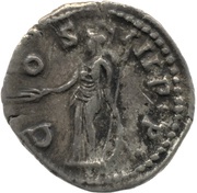 Denarius - Marcus Aurelius COS III P P; Minerva, Rome, 176-180 reverse image