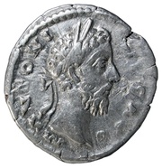 Denarius - Marcus Aurelius COS III P P; Minerva obverse image