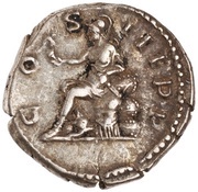 Denarius - Marcus Aurelius COS III P P; Roma and Victory, Rome, 176-180 reverse image