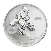 50 Cents - Elizabeth II Jacques Plante, Canada, 2005 reverse image